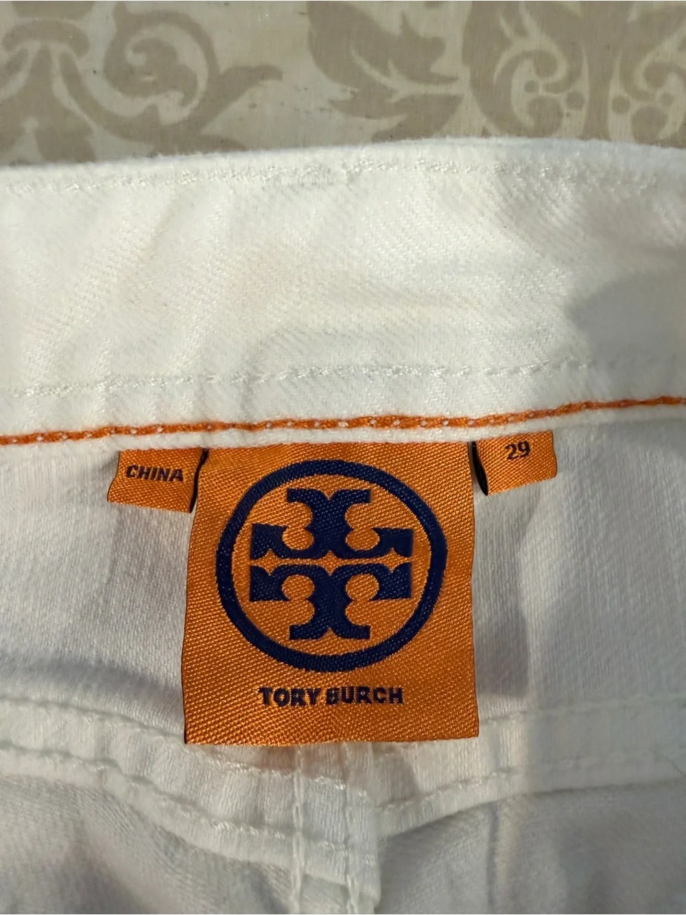 Tory Burch white slight